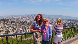 Twin Peaks views of San Francisco Sightseeing Attraction