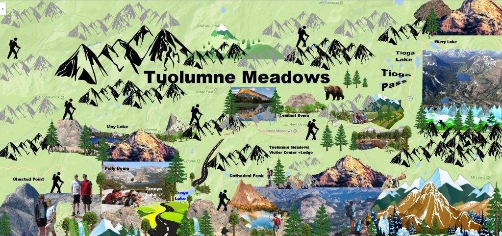 Tuolumne Meadows Map