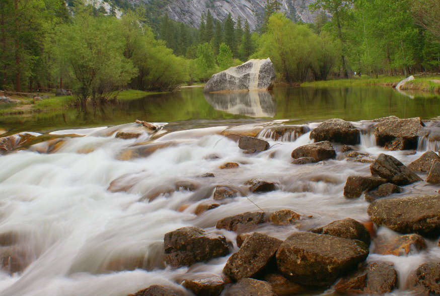 merced river in Yosemite valley