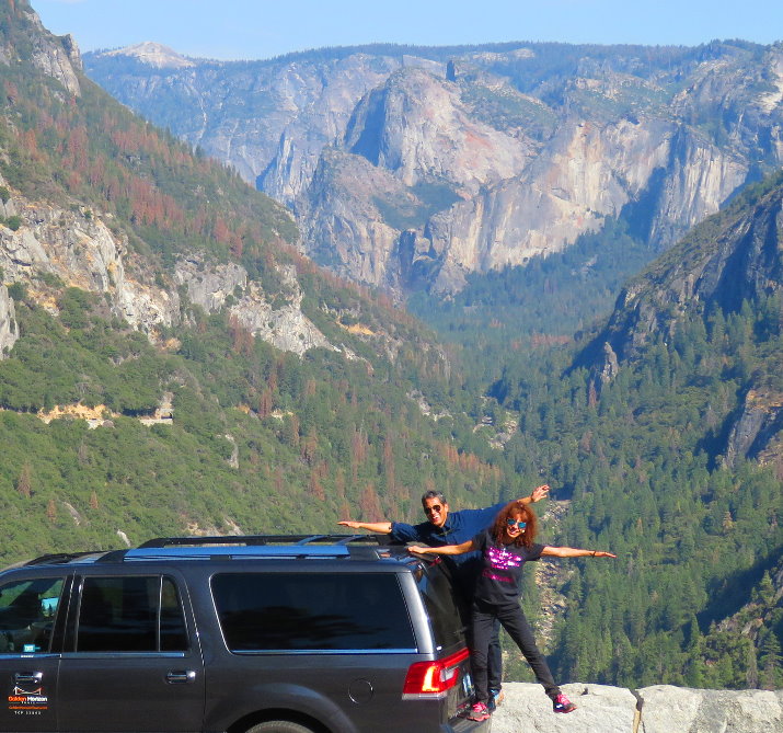SUV tour to Yosemite