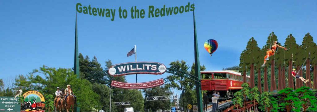 WILLITS Gateway to the Redwoods Heart of Mendocino County